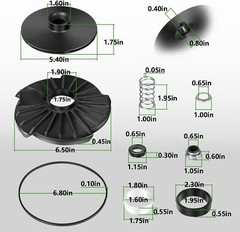 High Quality 023705 2HP Lawn Sprinkler Pump Repair Kit for Multiple Brands