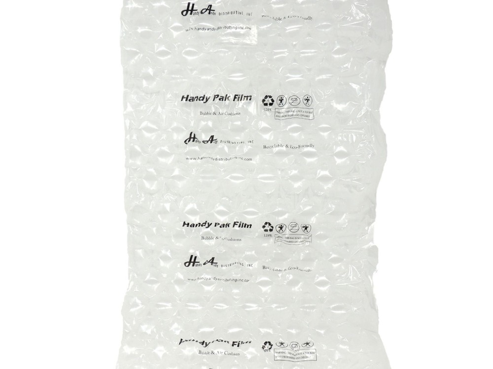 QUILT AIR BUBBLE PILLOW CUSHION FILM FOR MINI PAK’R MACHINE 656ft 200m ROLL NEW