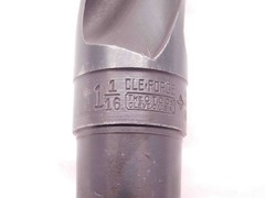 CLEVELAND 1 1/16 O.D. HSS TWIST DRILL BIT MORSE TAPER #3 SHANK 1.0625 MT3