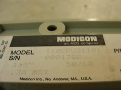 204936 Old-Stock; Modicon 110CPU31101 AC Power Supply I/O Module; 115V; 50/60Hz