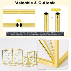 Brass Tube Brass Pipe Length 300mm Select Round Diameter 0.8mm – 25mm DIY Tube