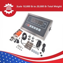 20000Lbs Full Scale Livestock Scale Kit Hogs Goats Alpacas Pigs&Platform Scales