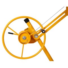 FOREOCELIV 11ft Drywall Lift Panel Hoist Jack Lifter 150 lbs Ceiling Wall Yellow