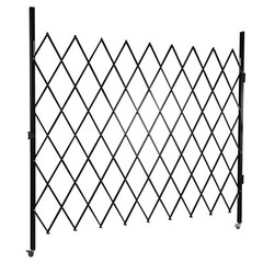 2m Single Folding Security Gate Rolling Door Gate 7.22’H x 7.5’W Fold Gate NEW