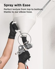 Drywall Texture Spray Gun 1.32 Gallon Hopper 3 Nozzles Wall Ceiling Sprayer Kit