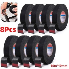 8 Rolls Cloth Tape Wire Electrical Wiring Harness Car Auto SUV Truck 19mmx15m US
