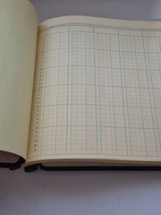 Wilson Jones Raven Post Binder 2-1/2” Black Vinyl 241-40N vintage Blank Pages