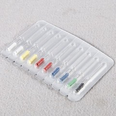 5 Packs Dental Broaches Barbed Endo Needles Files Endo Root Canal 25mm 20-60#