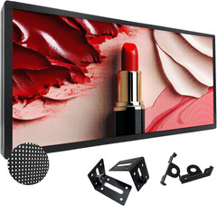 P3 Full Color LED Scrolling Sign, WiFi/USB Control, Brightness Adjustable 40″x17