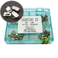 1st Molar Roth 0.022 Bondable Mesh 1box Dental Orthodontic Single Buccal Tubes