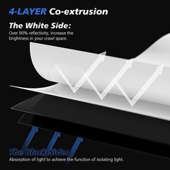 Crawldryer 10 mil Low Density Polyethylene Sheeting 10×100 ft Waterproof