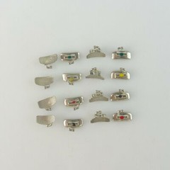 Dental Orthodontic Buccal Molar Tubes 1st 2nd Non-Convertible 40PCS Roth/MBT 022