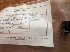 Electrolytic Capacitors (radial) – Various values and voltages