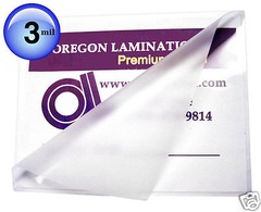 200/pack 3 Mil 12×18 Large Menu Hot Laminating Pouches 12 x 18 Clear for 11×17’s