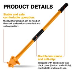 Rebar Bender Manual Hand Operated for 5/8″ Steel Bar, Heavy Duty Rebar Bendin…