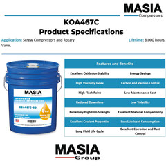 000998090 Lubricant for Compressor Compatible with Elgi – 5 gal