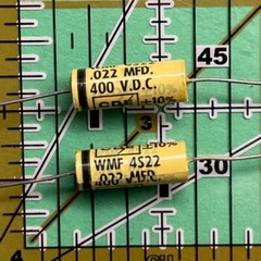 .022uF 400v Cornell Dubilier Film Axial Capacitor WMF4S22K 10% Audio Tube 4pcs