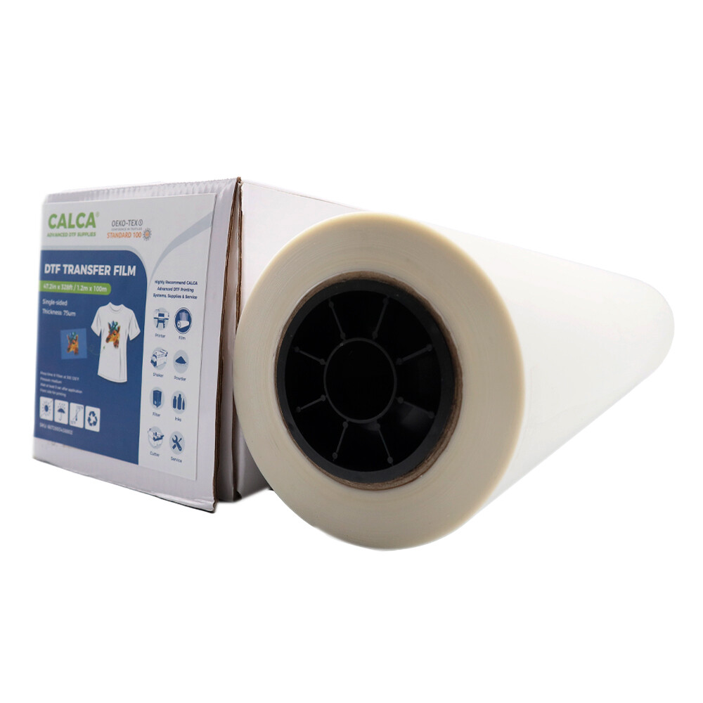 CALCA 47.2in x 328ft DTF Transfer Film DTF Pet Film Roll – Warm Peel Sigle Sided