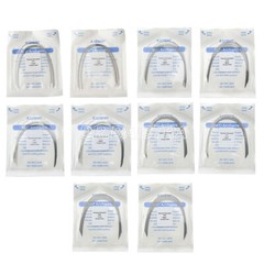 AZDENT Dental Orthodontic Heat Thermal Activated NITI Arch Wires Ovoid Round