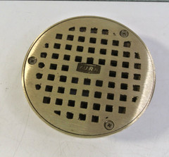 Zurn 5″ Brass Floor Drain Top 2″ Threaded Connection 63996-001