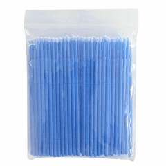 100 Pcs/Pack Disposable Bendable Dental Micro Brush Applicator/Long/Taper Brush