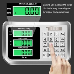 Heavy Duty 300kg Digital Shipping Scale with Rechargeable Battery & Auto Off New