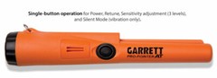 GARRETT PRO POINTER AT PINPOINTER METAL DETECTOR WATERPROOF + HOLSTER FREE SHIP