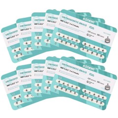 AZDENT Dental Orthodontic Metal Brackets Braces ROTH/MBT 0.022 Hook 345 CE FDA