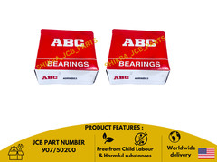 JCB BACKHOE- GENUINE ABC, 2 PC (TIMKEN) HUB ROLLER BEARING (PART NO. 907/50200)