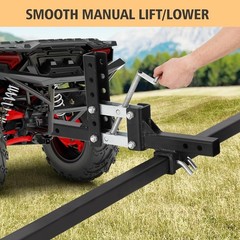 ATV UTV One-Point Lift 50″ Manual Adjustable Handle Box Scraper Plow Cultivator