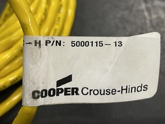 SURPLUS NEW CROUSE-HINDS 5000115-13 20ft 18/4 AWG Cord Set Micro 4 Pin Female