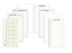 Day-Timer Jan-Dec 2027, 1-Page/Day Planner Refill Pocket 3-1/2 x 6-1/2″ +Extras