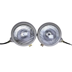 Gray Head Light Fits for Ford Tractor 8N 2N 9N 600 800 NAA 310066F 12V Pair lamp
