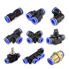 10 PCS 1/4 Inch OD Push To Connect Y Splitter 3 Way Wye Quick Adapter Pack