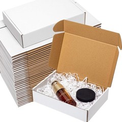 Shipping Boxes 9x6x2″ 60 Pack – White Corrugated Cardboard Mailing Box for Sm…