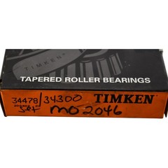 NEW Timken 34478 Cup & 34300 Cone Tapered Roller Bearing Set 3” Bore