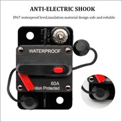 Waterproof Car Circuit Breaker Fuse Reset 30-300 Amp 12V-48V DC Car Boat Auto