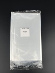 200 PLASTIC BAGS Clear T-Shirt Flat Open Top Packing Poly Bag 1Mil