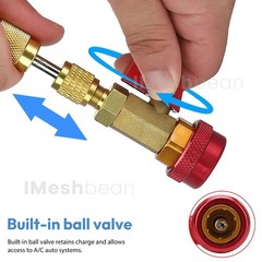 R134A R1234YF Valve Core Remover Installer Tool Kit Replace Schrader Valve Tool