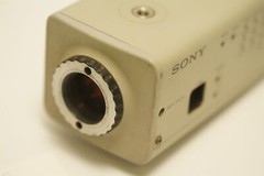 Sony HVM-200 CCD Black and White Video Camera, 22VDC, 24VAC, 7.5W
