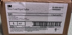3M 5301 MOTOR LEAD PIGTAIL SPLICE KIT WITH 3 SPLICES PER BOX LOT Of 2