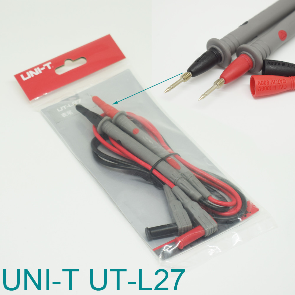 10sets 1000V 10A UT-L27 UNI-T Multimeter Test Extention Lead Male Thread Probe