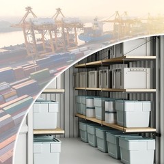 1/2/4 Pack 3 Tier Steel Cargo Shipping Container Shelving Shelf Brackets 22″x60″