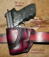 Gary C’s Avenger “XH” OWB Left Hand HOLSTER Sig Sauer P229 Heavy Leather