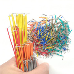 840Pcs Breadboard Jumper Wire Kit for Arduino – 14 Sizes U-Shape Wires & Alligat