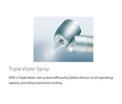 NSK Ti-Max X450 M4 Surgical 45° LED Speed Handpiece Dental Triple Water Jet 18W