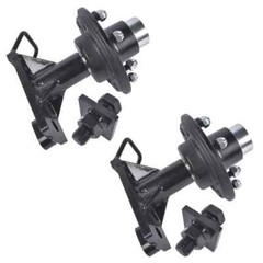 8 Lugs 8000LB 8 x6.5 Shipping Container Wheels Steel Bolt-on Spindle Kits NEW