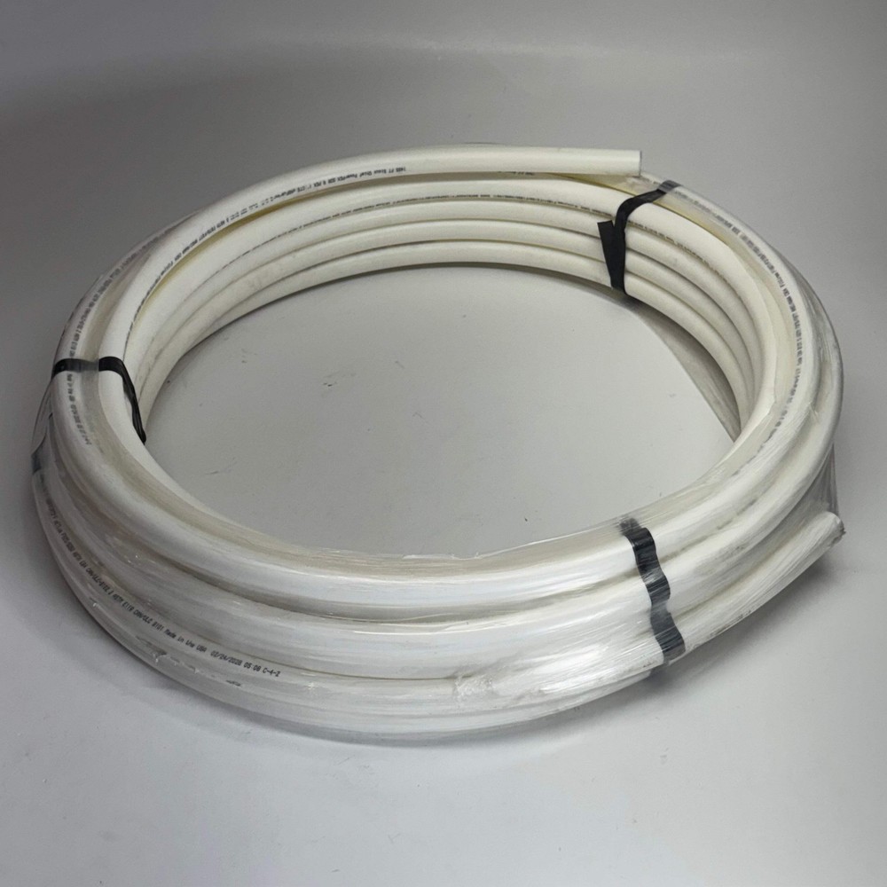 SIOUX CHIEF Powerpex Non-Barrier Pex-B Tubing Sz 1″ x 100 ft, White 665X4W100
