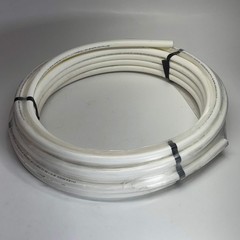 SIOUX CHIEF Powerpex Non-Barrier Pex-B Tubing Sz 1″ x 100 ft, White 665X4W100