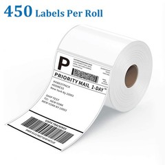 2-20 Rolls 4″ x 6″ Direct Thermal Shipping Labels 450 per Roll For Zebra Printer